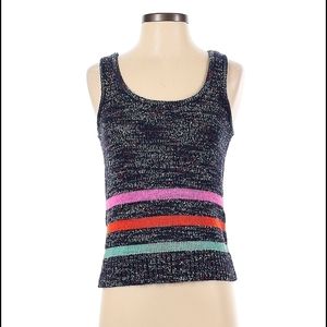 LOU & GREY For LOFT, NEW WITH TAGS! CUTEST EVER STRIPED, MARLED  KNITTED TANK